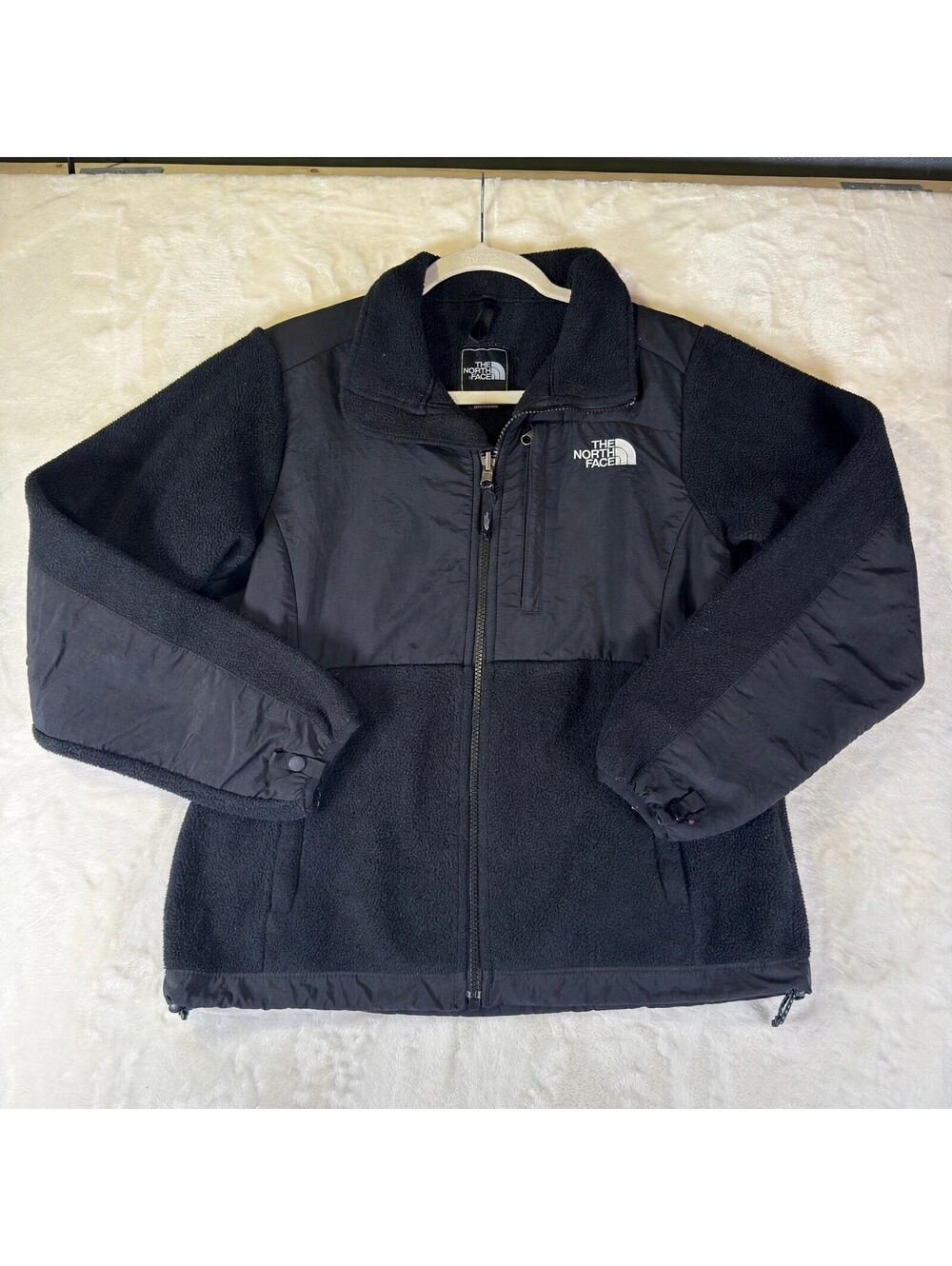 The North Face Womens S/P Black Denali Full-Zip Fleece Jacket